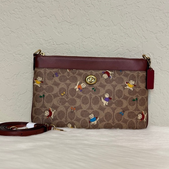 Coach Polly Crossbody In Signature Canvas - Picture 1 of 12